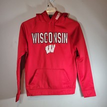 Colosseum Athletics Hoodie Mens Small Red NCAA Wisconsin Badgers - £12.61 GBP
