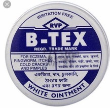 B Tex White Ointment Itches Pimples Crack Skin - $6.72