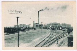 Postcard CNR Canadian National Railway Moncton New Brunswick - $9.89