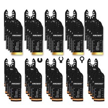50Pcs Multi Tool Blade Kits, Professional Titanium Oscillating Tool Blad... - $601.98 MXN