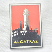 Alcatraz Island Prison San Francisco Vintage Pin California Metal  - $11.95