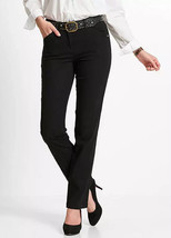 Bon Prix Noir Confort Pantalon Extensible UK 20 Grande Taille L31 (fm22-7) - £32.07 GBP