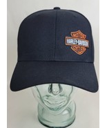 New Harley Davidson WOffside Logo Adjustable Hat Black Sharon - £22.70 GBP