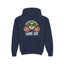 Retro Game Day Pickleball Groovy Anime - Youth Heavy Blend Hooded Sweats... - $42.38