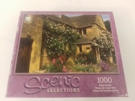 MB Scenic Selections Cottage Cotswold England 1000 Piece Jigsaw Puzzle 1... - $29.99
