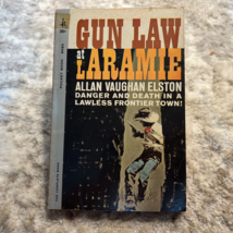 Gun Law At Laramie Western Paperback Book Allan Vaughan Elston Pocket Books 1961 - $22.90