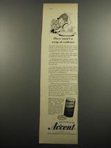 1955 Accent M.S.G. Advertisement - There wasn&#39;t a scrap of evidence - £14.44 GBP