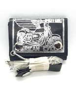 Marshals Genuine Leather Tri-fold Chain American Motor Cycle Imprint Wallet - €10,96 EUR