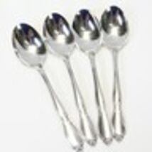 Oneida Chatelaine Oval Soup Spoons 6-3/4"  Community Stainless Lot of 4 - $9.79