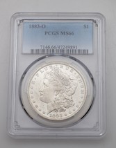 1883-O $1 Silver Morgan Dollar Graded by PCGS as MS-66! High Grade Morgan! - £407.86 GBP