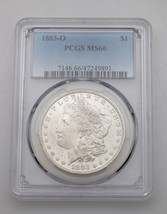 1883-O $1 Silver Morgan Dollar Graded by PCGS as MS-66! High Grade Morgan! - £408.85 GBP