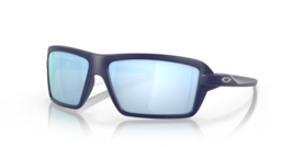 Oakley Cables Polarized Sunglasses OO9129-1363 Matte Navy W/ Prizm Deep Water - £102.63 GBP