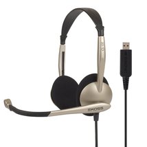 Comm Headset W/ Mic Usb 8ft Vol Noise Reduction Foam Ear Cushions - $38.17