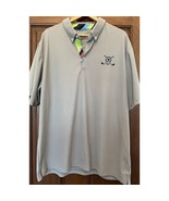 Chuco Golf Men&#39;s Executive III Performance Solid Polo Shirt Ash Grey GUC... - €23,83 EUR