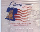 Liberty In Motion Booklet Program Liberty Bell Journey to New Home 2003  - £14.08 GBP