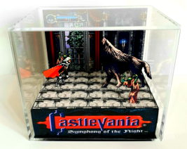 Castlevania - 3D Cube Handmade Diorama - Video Games - Shadowbox - $69.19