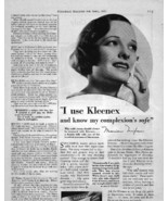 Marian Nixon 1931 Ad Kleenex Clipping Magazine Photo orig 1pg 8x10 M0562 - £3.90 GBP