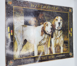 Vintage Winchester Dogs Metal Sign 16x12 Rustic Hunting Decor Wall Art ~... - $29.69