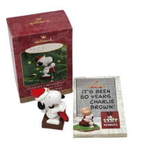 Hallmark Keepsake Snoopy W/ Stocking 5TH Out Of Five Christmas Tree Ornament - £18.98 GBP