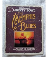 1982 Liberty Bowl Game Program Alabama vs Illinois. Bear Bryant&#39;s Final ... - $96.70