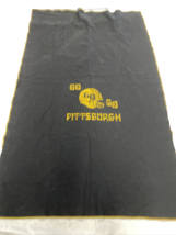 Vintage Pittsburg Steeler Wool Stadium Blanket - $19.85 CAD