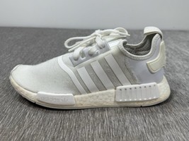 Adidas NMD R1 Triple White Shoes Mens Size 7.5 Sneakers Casual Fashion F... - $34.64
