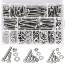 Hakkin 10 Sae Sizes Machine Screws Set With Storage Case, 240 Pcs., And 5/16&quot;. - £31.86 GBP