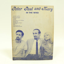 Vintage Peter Paul and Mary IN THE WIND Sheet Music 1963 - £9.17 GBP