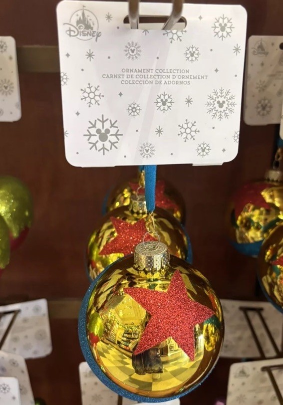 Disney Parks Pixar Ball Glitter Ornament New - $46.99