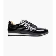 Stacy Adams Action 150 Sporty Lace Up Sneaker Black Patent 25797-004 image 2
