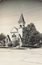 LUVERNE MINNESOTA~FIRST PRESBYTERIAN CHURCH~1940s REAL PHOTO POSTCARD - $7.70