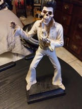 Novogratz Halloween Skeleton Elvis Figurine Statue Tabletop Decor 11.75” - £31.50 GBP
