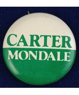 1976 Campaign Button Jimmy Carter/Walter Mondale President Democratic Party - £3.58 GBP