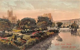 Bath Somerset England From North Parade Bridge~Tinted Frith 48749 Photo Postcard - £6.40 GBP