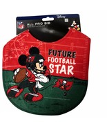 Tampa Bay Buccaneers NFL Football Baby Bib Disney Bucs Mickey Mouse Infant - $8.65