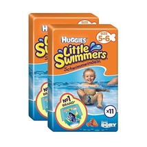 Huggies Little Swimmers Size 5-6 Nappies - 2 x Packs of 11 (22 Nappies)  - £20.04 GBP