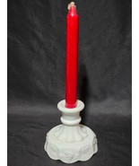 Vintage INDIANA GLASS COLONY Single Light Flower Candlestick Holder HARV... - $12.00 CAD