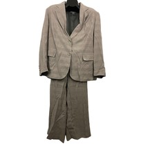 John Meyer Grey Houndstooth 2 Piece Pant Suit Blazer Size 22W 1990&#39;s - £35.96 GBP