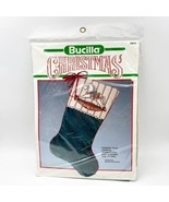 Vintage Bucilla Cross Stitch Christmas Stocking Kit Country Toys Rocking... - £23.46 GBP