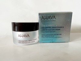 Ahava Dead Sea Age Control Brightening Anti Fatigue Eye Cream, 0.51 Oz/15ml NIB  - £56.89 GBP