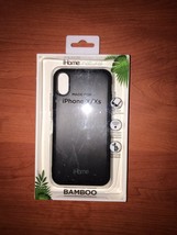 iHome iPhone X/XS Case - Natural Bamboo - Black - $34.50 CAD