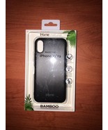 iHome iPhone X/XS Case - Natural Bamboo - Black - $34.16 CAD