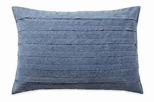DKNY Loft Stripe Indigo Blue Pillow Sham 20" x 36" FREE SHIPPING - £52.69 GBP