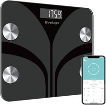 Bveiugn Digital Bathroom Weight Scales For People, Weighing Device For, 400Lb. - £30.32 GBP