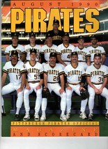 1990 Montreal Expos @ Pittsburgh Pirates Scorecard Program Magazine Unsc... - $14.84