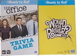 2-Spin Master Games ~ WOULD YOU RATHER? ~ THE OFFICE Trivia ~ Fast Paced... - $25.00