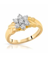 14K SOLID GOLD RING WITH NATURAL 0.25 CARATS DIAMONDS - $1,603.79