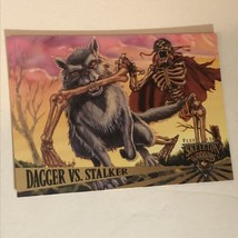 Skeleton Warriors Trading Card #79 Dagger Vs Stalker - £1.54 GBP
