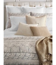 Ralph Lauren Mariella Paisley 3P Full Queen Comforter Shams Set Grey Taupe - £219.24 GBP