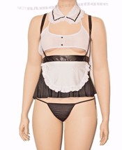 New Sexy Lingerie Plus Size XXL Maid Halloween Costume Sleepwear - £20.60 GBP